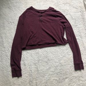 Thrifted Henley Long Sleeve